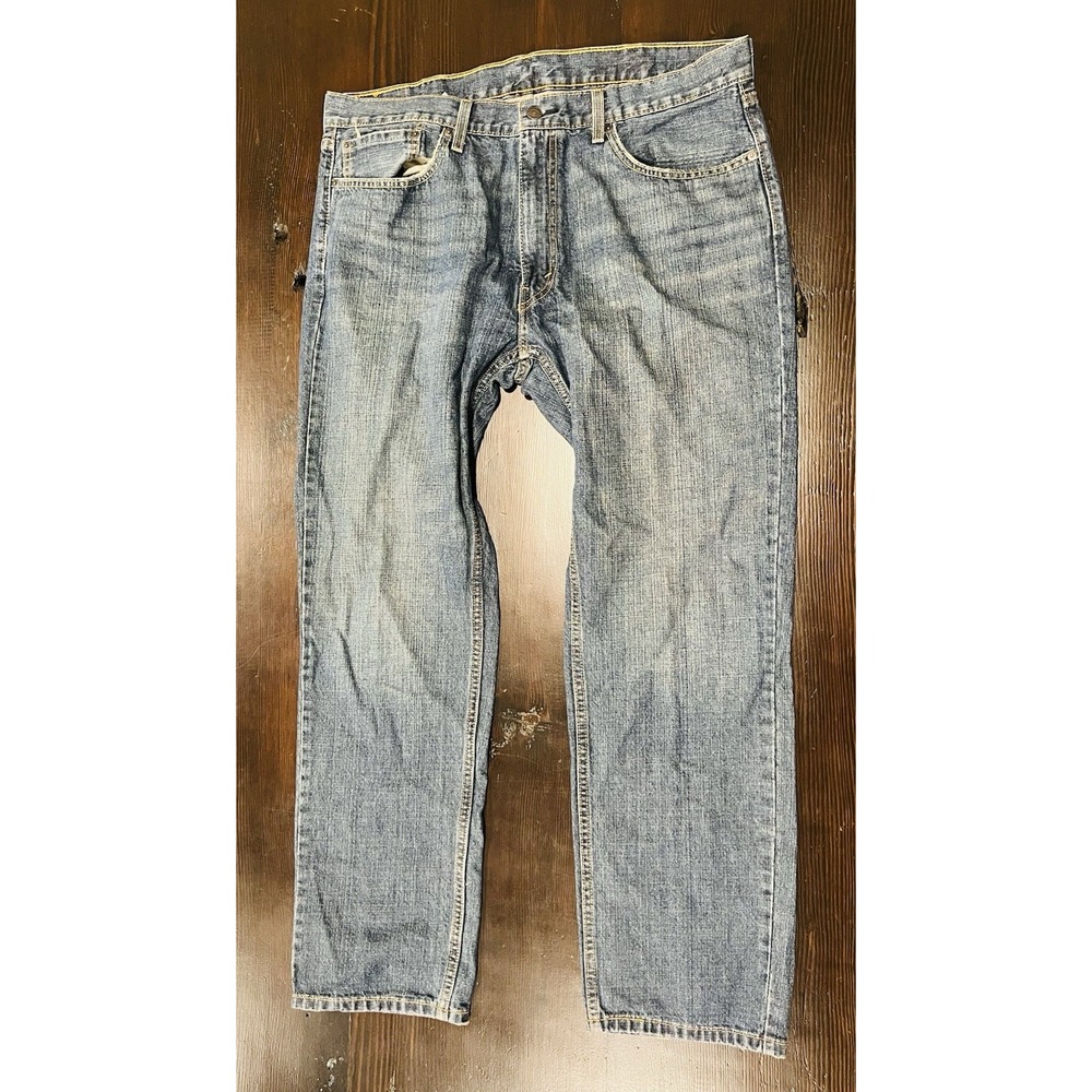 Levi's Men's 559 Relaxed Straight Flex Fit Blue Jeans 38x32 Zipper Fly Western